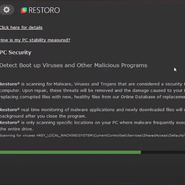 restoro software system optimizers tools screenshot